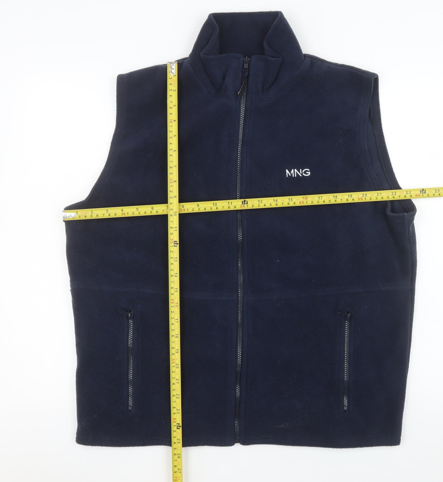 Result Men's Blue Fleece Bodywarmer Waistcoat M Full Zip Outdoor Vest