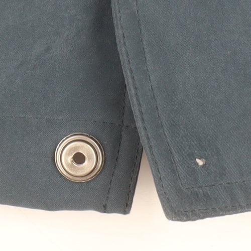 Saxon Women’s Blue Mid-Length Parka Jacket M Waterproof Lined