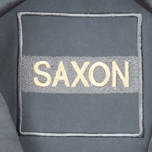 Saxon Women’s Blue Mid-Length Parka Jacket M Waterproof Lined