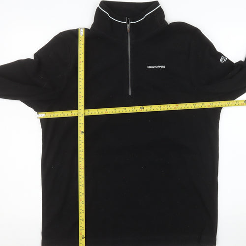 Craghoppers Men's Black Fleece Half Zip Pullover Sweatshirt M