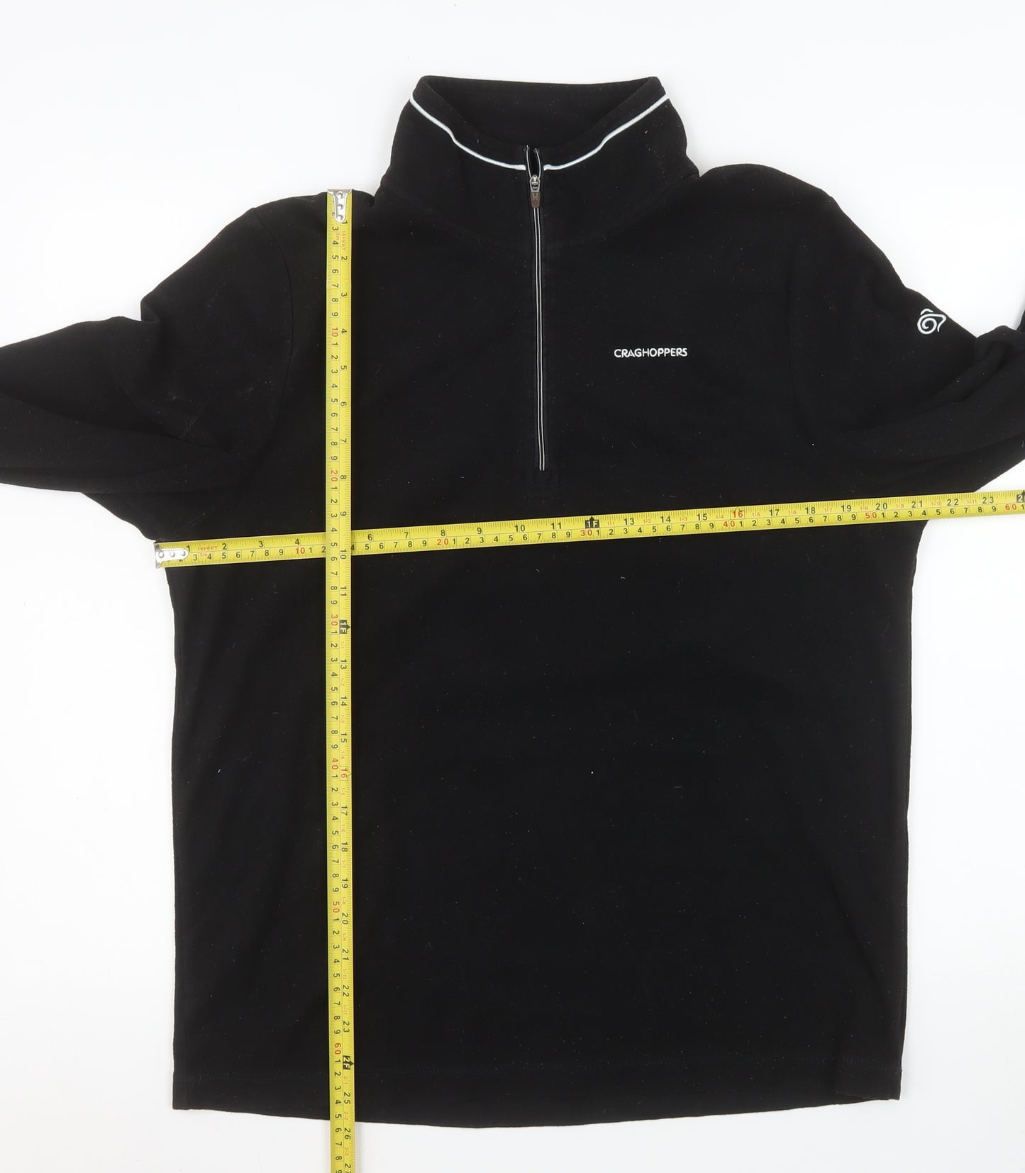 Craghoppers Men's Black Fleece Half Zip Pullover Sweatshirt M