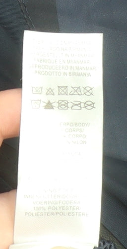 Primark Men’s Blue XL Windbreaker Hooded Jacket Lightweight Nylon