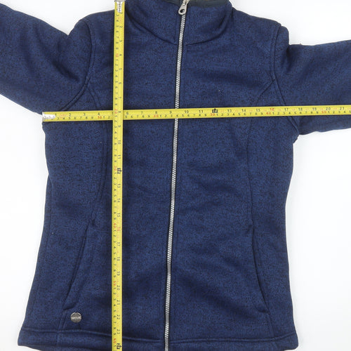 Regatta Women’s Blue Fleece Jacket UK 12 Full Zip Warm Lined Outdoor Coat