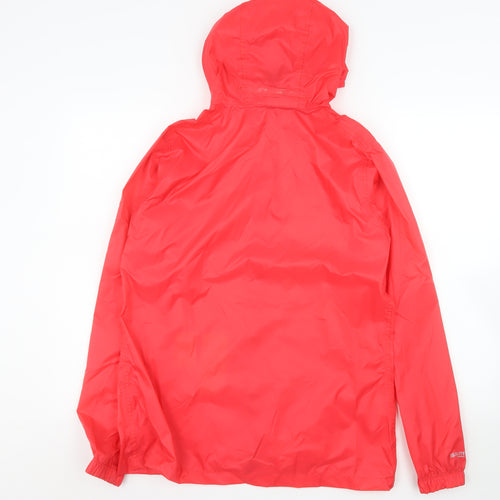 Regatta Womens Red Waterproof Hooded Rain Jacket UK 12
