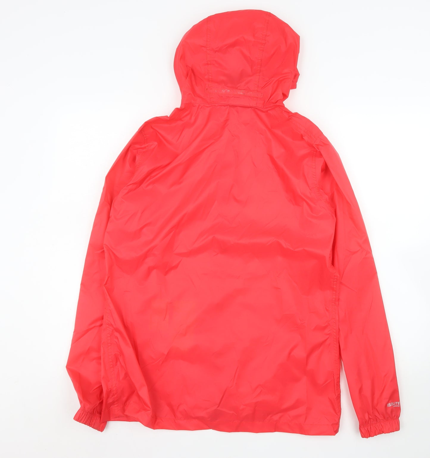 Regatta Womens Red Waterproof Hooded Rain Jacket UK 12