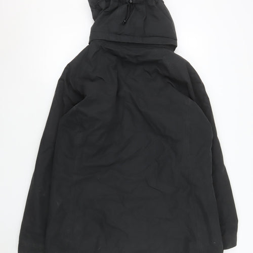 Trespass Womens Black 2XL Waterproof Parka Coat Hooded Long Sleeve