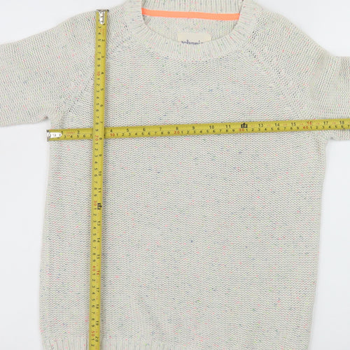 Johnnie b Boys Ivory Knit Crew Neck Pullover Jumper 15-16 Years