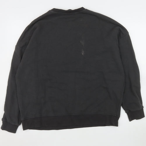 F&F Women's Black Monaco Graphic Pullover Sweatshirt Size 16