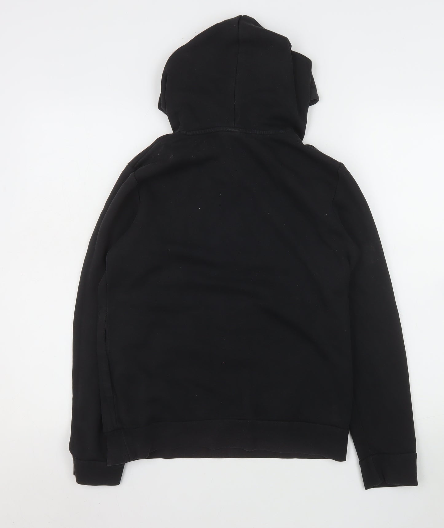 Adidas Womens Black Pullover Hoodie Size S 8-10 Cotton Blend