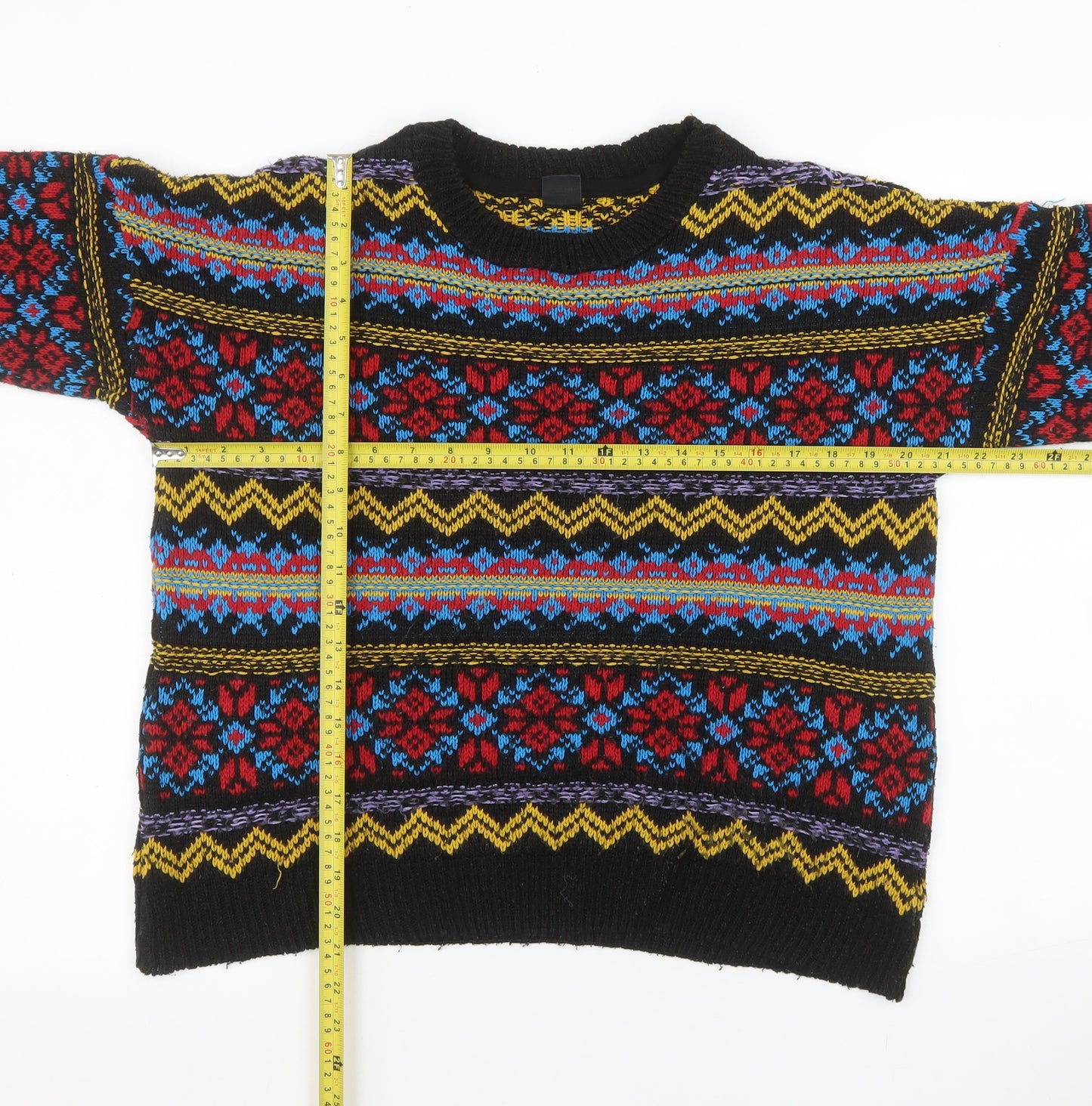Urban Outfitters Women’s Multicoloured Fair Isle Knit Jumper Size S
