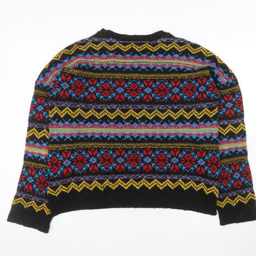 Urban Outfitters Women’s Multicoloured Fair Isle Knit Jumper Size S