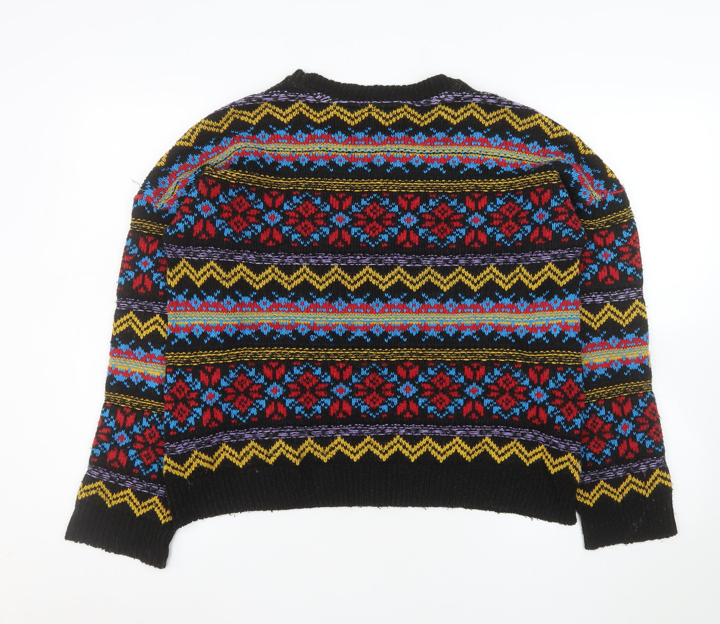 Urban Outfitters Women’s Multicoloured Fair Isle Knit Jumper Size S