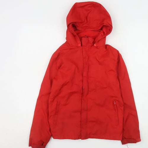 Mountain Warehouse Boys Red Hooded Puffer Jacket 9-10 Years Winter Coat