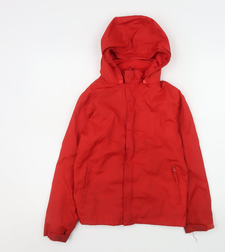 Mountain Warehouse Boys Red Hooded Puffer Jacket 9-10 Years Winter Coat