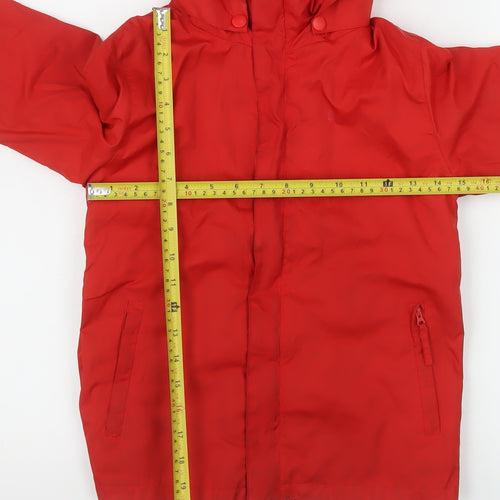 Mountain Warehouse Boys Red Hooded Puffer Jacket 9-10 Years Winter Coat