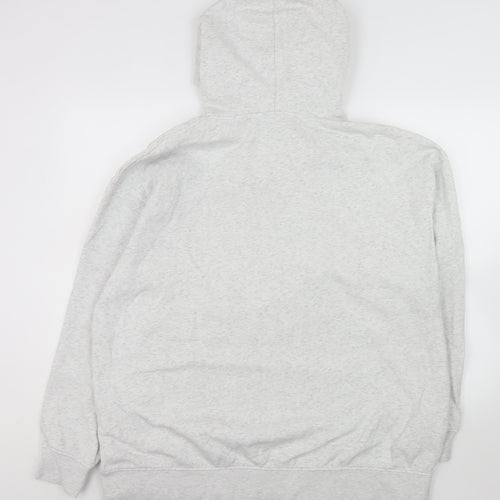 H&M Men’s Grey Pullover Hoodie Size M Casual Cotton Blend