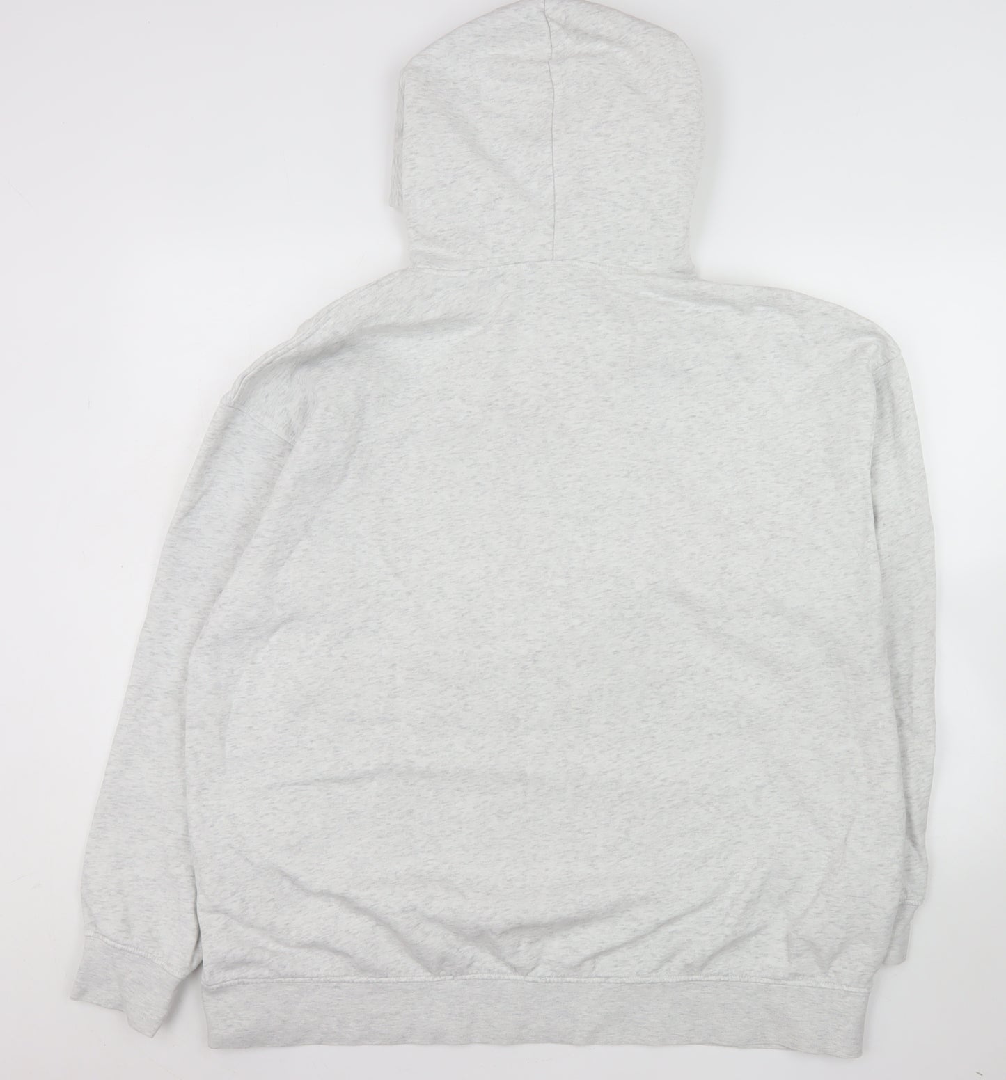 H&M Men’s Grey Pullover Hoodie Size M Casual Cotton Blend