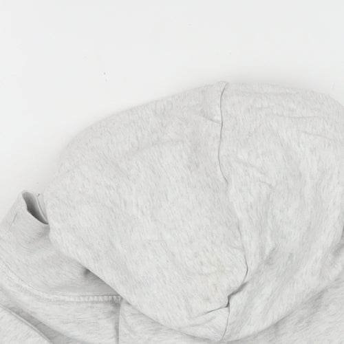 H&M Men’s Grey Pullover Hoodie Size M Casual Cotton Blend