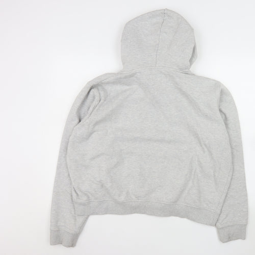 Jack Wills Women Grey Hooded Pullover Hoodie Size 18 Cotton Blend
