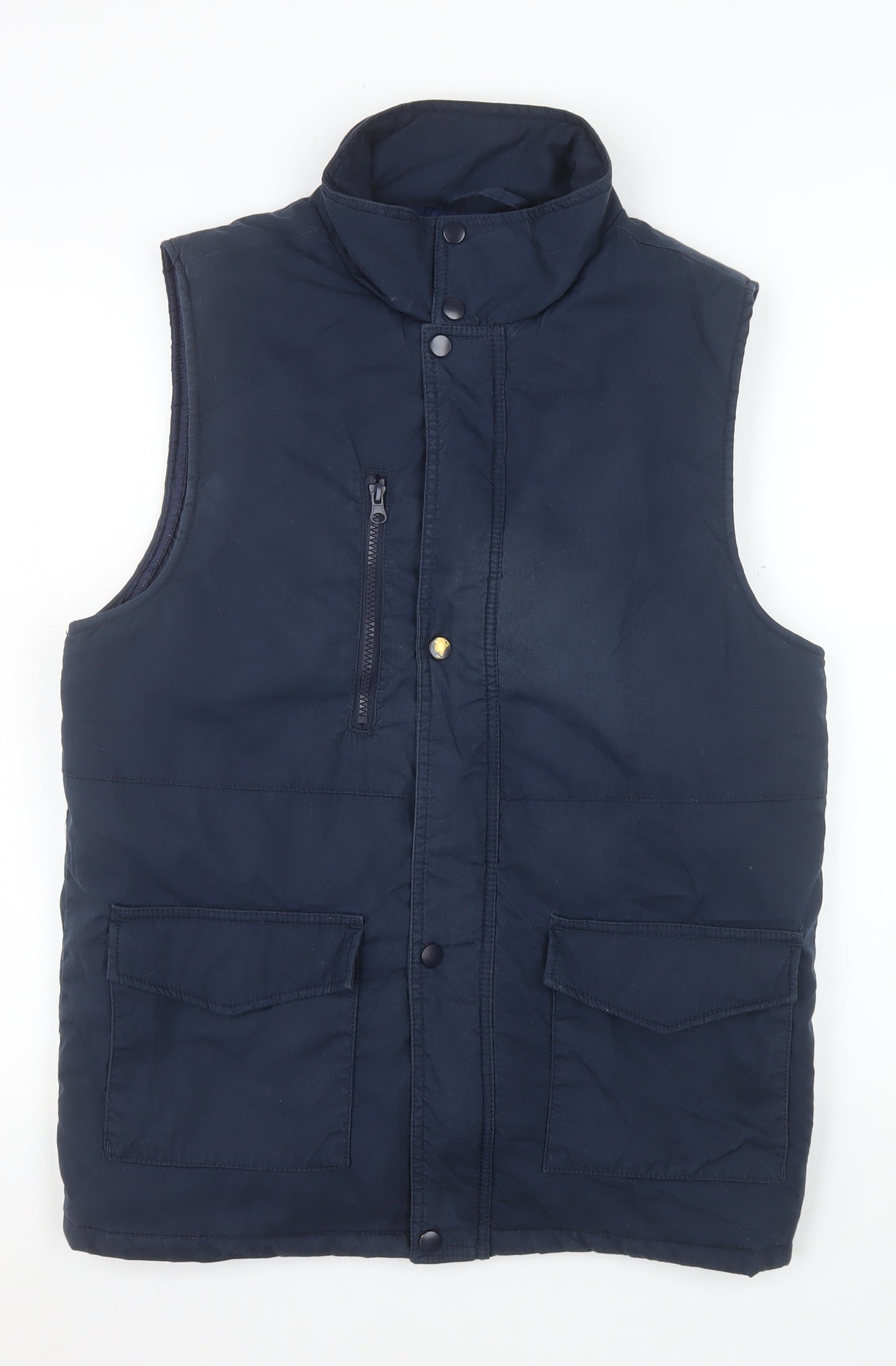Fort Workwear Men's Blue Small Padded Bodywarmer Waistcoat