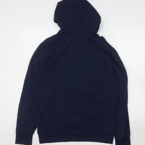 Levi's Men's Blue Pullover Hoodie Small Logo Cotton Sweatshirt