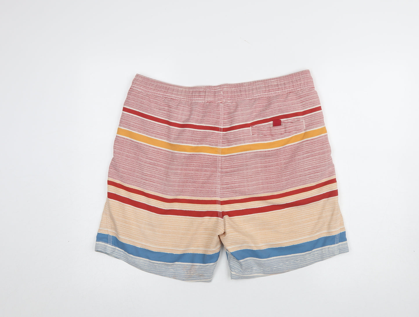 Mantaray Men's Multicoloured Striped Swim Shorts M Elastic Waist
