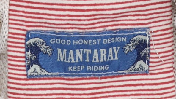 Mantaray Men's Multicoloured Striped Swim Shorts M Elastic Waist