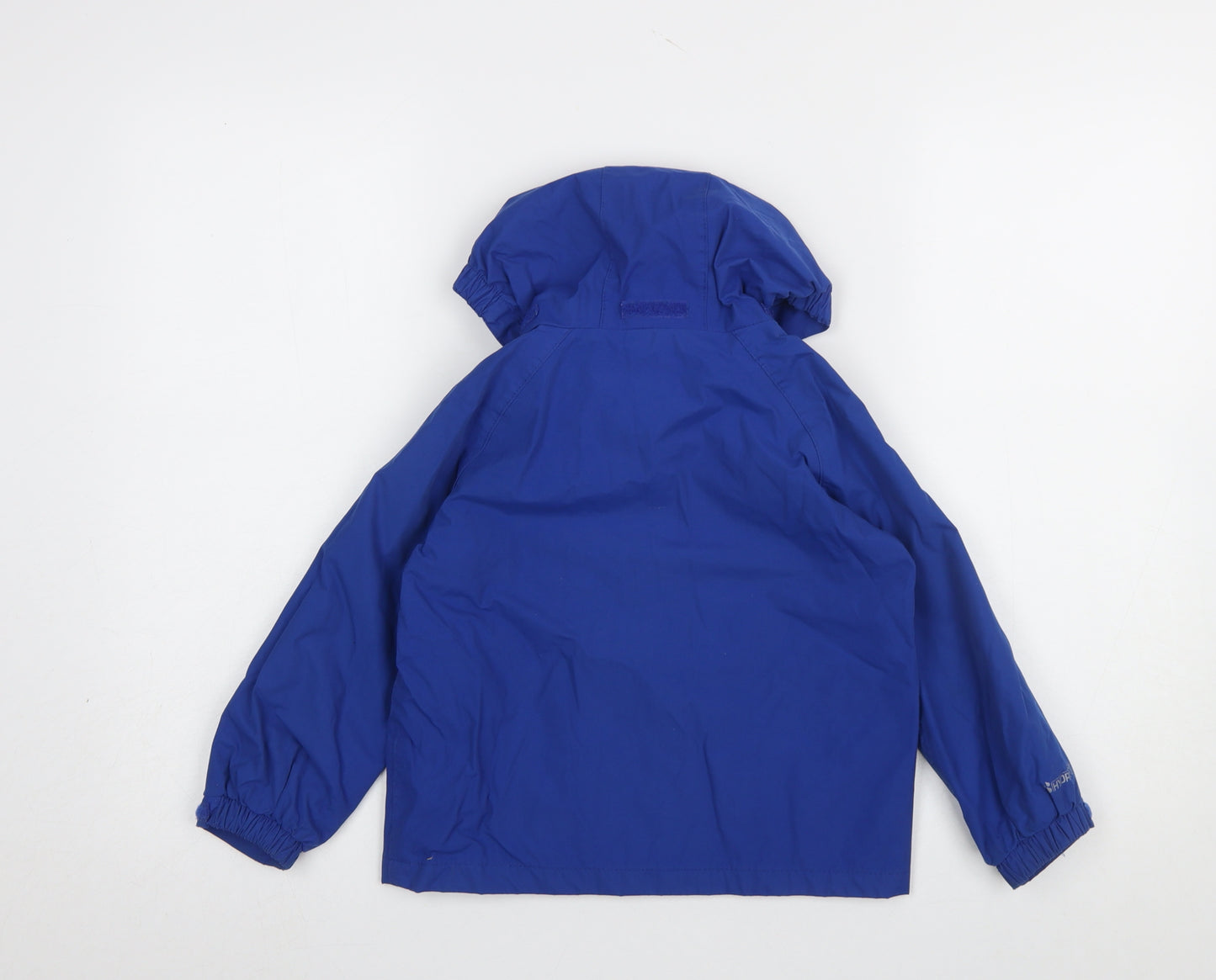 Regatta Boys Blue Waterproof Hooded Rain Coat Jacket 3-4 Years