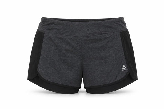 Reebok Women Grey Athletic Running Shorts XL