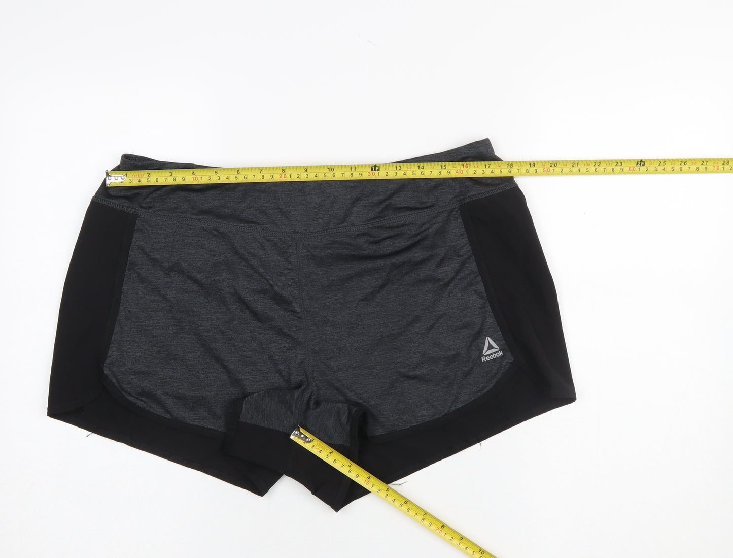 Reebok Women Grey Athletic Running Shorts XL
