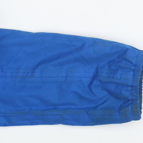 Peter Storm Boys Blue Hooded Waterproof Rain Coat Jacket 13 Years