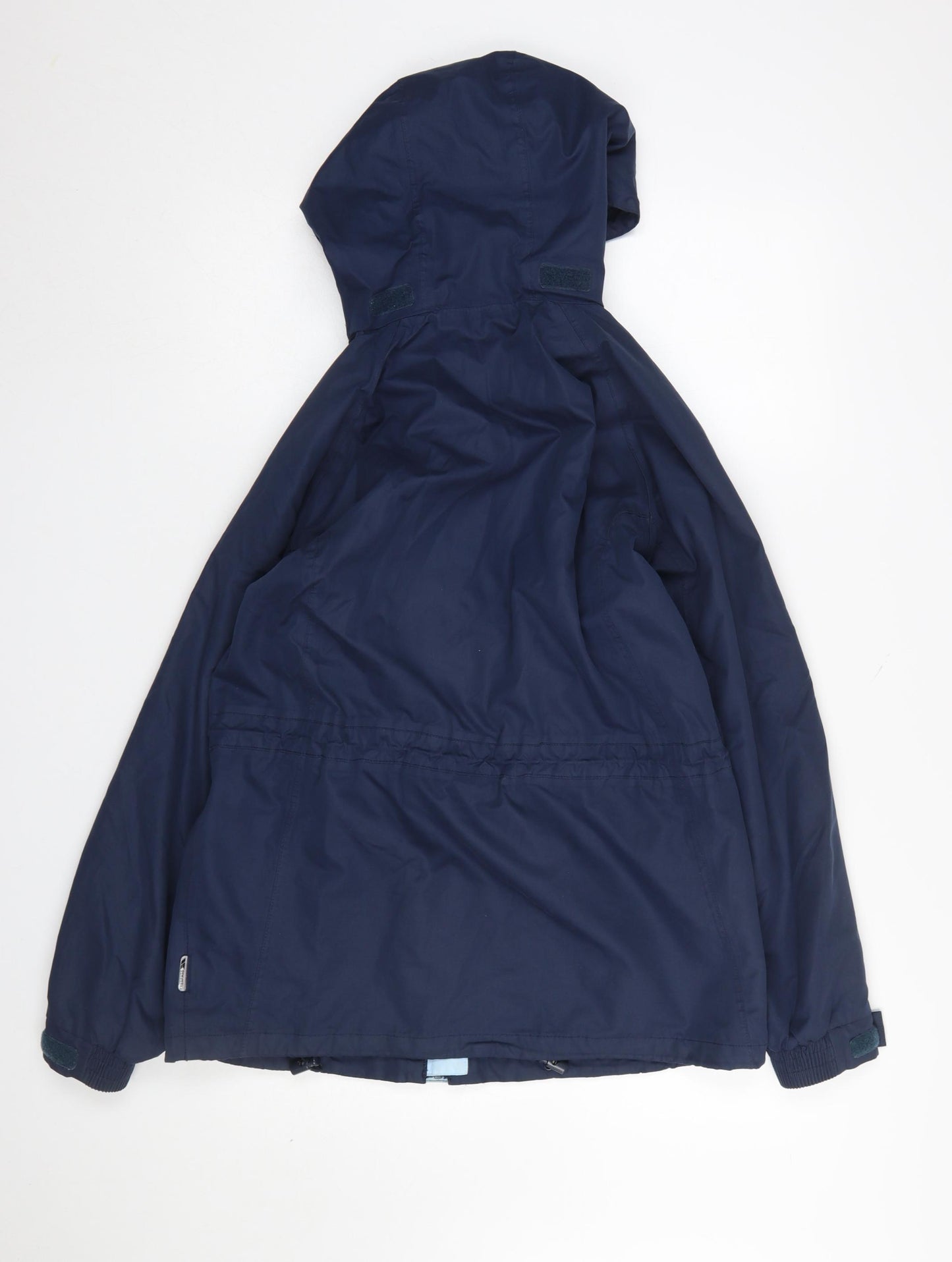 Trespass Women Blue Waterproof Hooded Rain Coat Jacket S