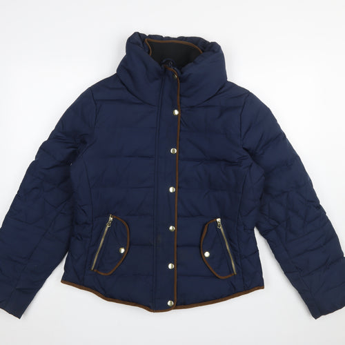 Vero Moda Women’s Blue Puffer Jacket XL Winter Lined