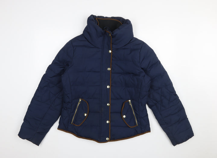 Vero Moda Women’s Blue Puffer Jacket XL Winter Lined