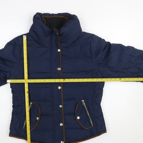 Vero Moda Women’s Blue Puffer Jacket XL Winter Lined
