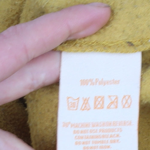 Harper & Lewis Womens Mustard Fleece Pullover Sweatshirt XS