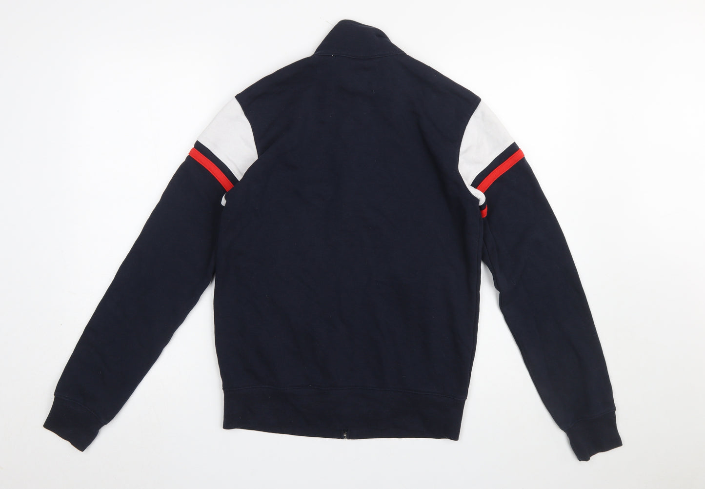 Champion Men's Blue Full Zip Sweatshirt Small Logo Sports Top