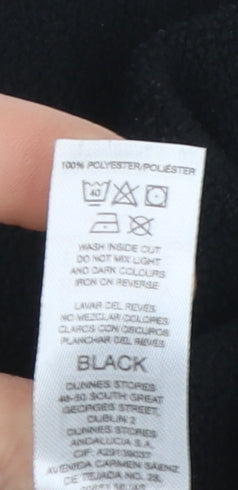 Dunnes Men's Black XS Fleece Full Zip Jacket