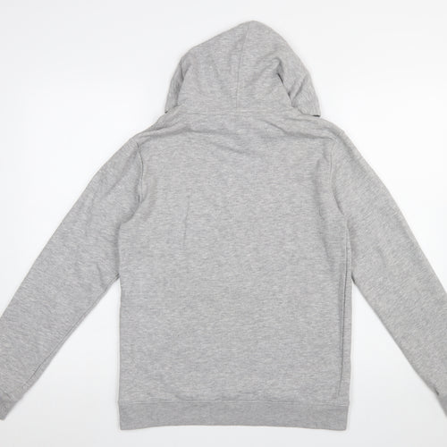 Champion Boys Grey Hoodie XL 13-14 Years Pullover Graphic Sweatshirt