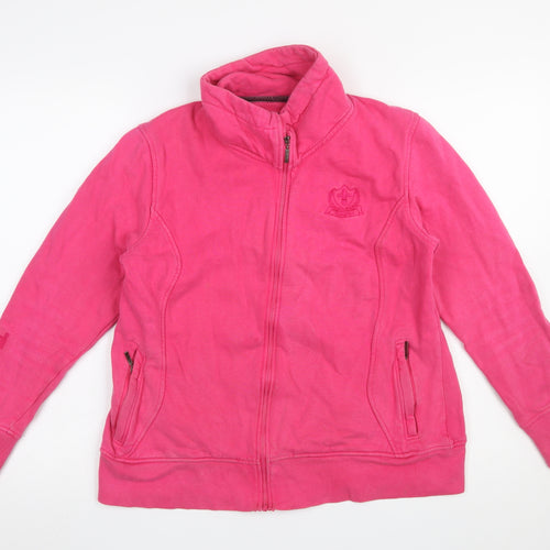 Toggi Women's Pink Full Zip Fleece Sweatshirt UK 12