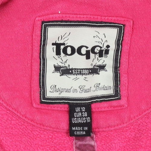 Toggi Women's Pink Full Zip Fleece Sweatshirt UK 12