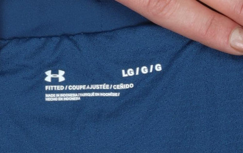Under Armour Men's Blue L Athletic Running Shorts Quick Dry