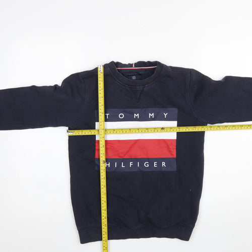 Tommy Hilfiger Boys Blue Logo Pullover Sweatshirt 12-14 Years