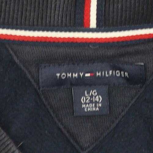 Tommy Hilfiger Boys Blue Logo Pullover Sweatshirt 12-14 Years