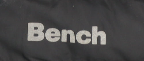 Bench Boys Black Puffer Jacket Age 13 Years Full Zip Quilted Winter Coat