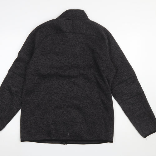 Trespass Mens Grey Fleece Full Zip Outdoor Jacket Size M