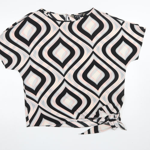 Principles by Ben de Lisi Womens Multicoloured Size 14 Geometric Tunic Blouse