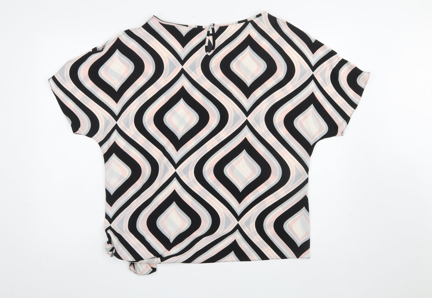 Principles by Ben de Lisi Womens Multicoloured Size 14 Geometric Tunic Blouse