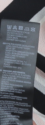 Principles by Ben de Lisi Womens Multicoloured Size 14 Geometric Tunic Blouse