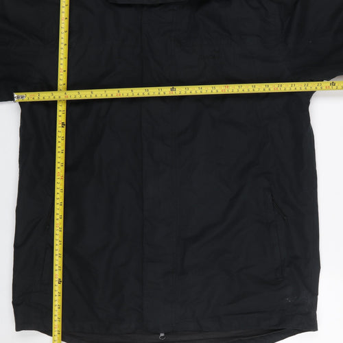 Peter Storm Men's Black Waterproof Hooded Rain Jacket M
